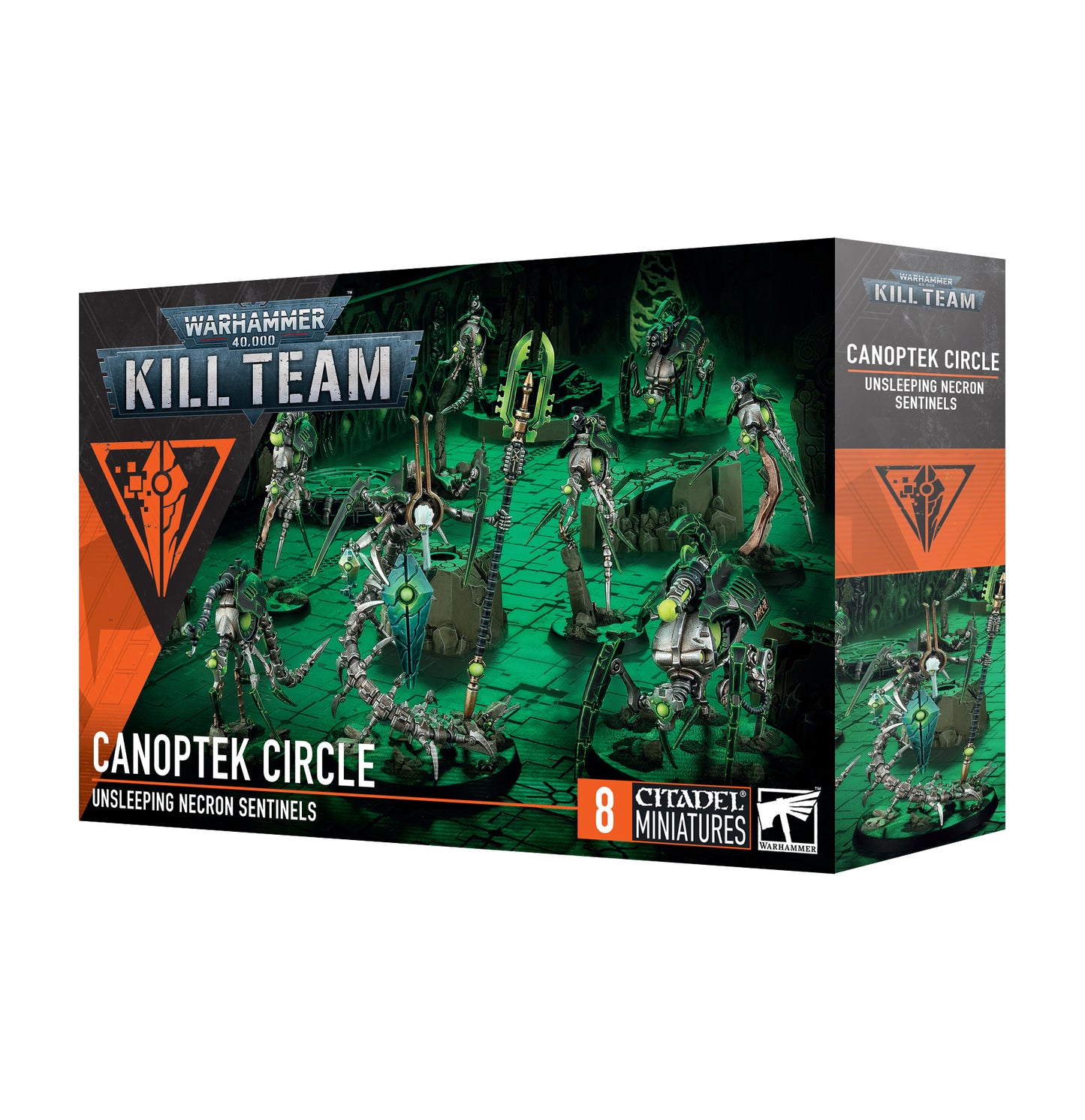 Games Workshop Warhammer 40K Necrons Kill Team: Canoptek Circle Plastic Box 103-94