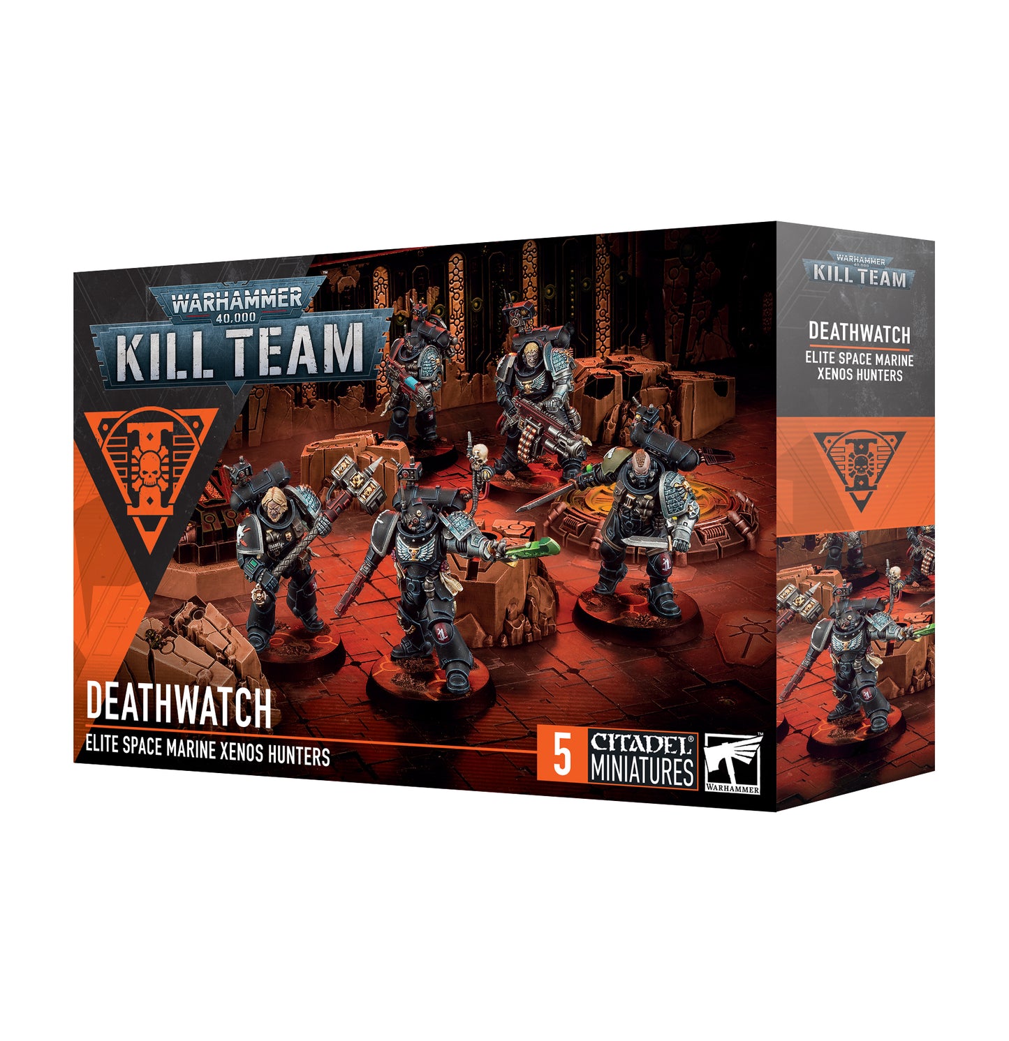 Games Workshop Warhammer 40K Deathwatch Kill Team Deathwatch Plastic Box 103-93